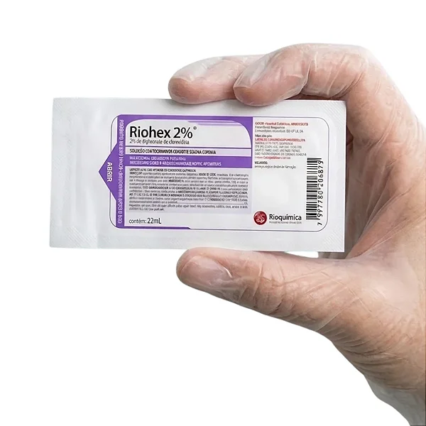 Escova para Limpeza com Clorexidina 2% Riohex RIOQUÍMICA