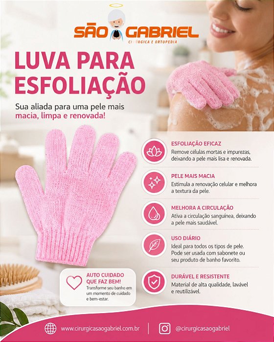 Luva para Esfoliação 01unid. Estek