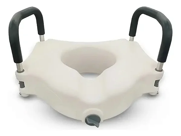 Assento Sanitário Elevado Com Apoio 12 Cm Longevitech
