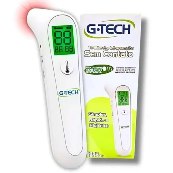 TERMÔMETRO DIGITAL DE TESTA SEM CONTATO INFRAVERMELHO G-TECH