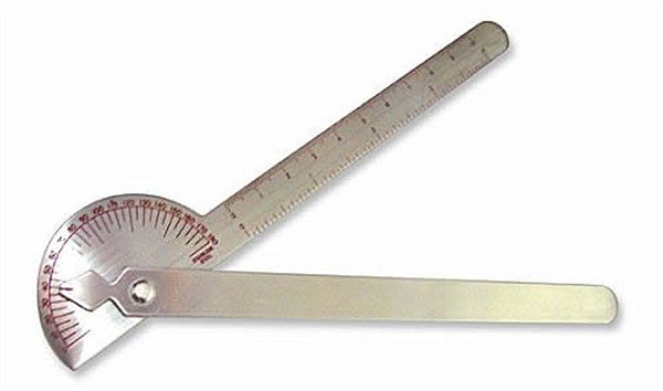 Goniômetro para Dedo e Pequenas Articulações - Aço Inox - Saehan