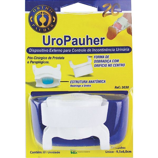 Dispositivo para Incontinência Urinária UroPauher Anatômico Orthopauher