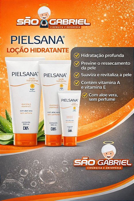 Pielsana Locão Hidratante A.g.e sem cheiro 200ml