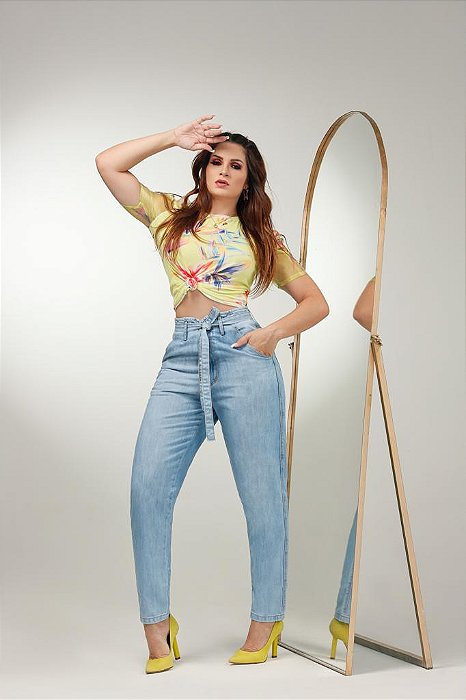 CALÇA SLOUCHY FEMININA CLARA LISA ADHERENCIA