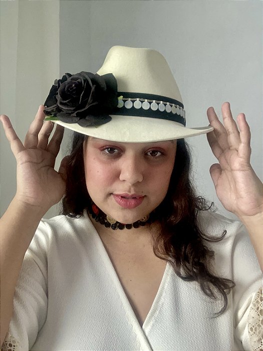 Chapéu Cigano Off White