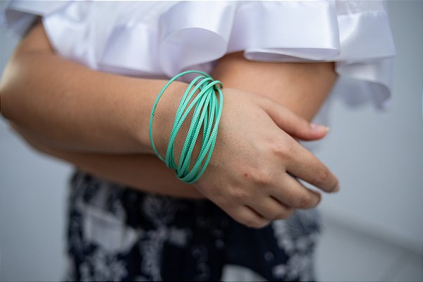 Pulseiras Verde Água