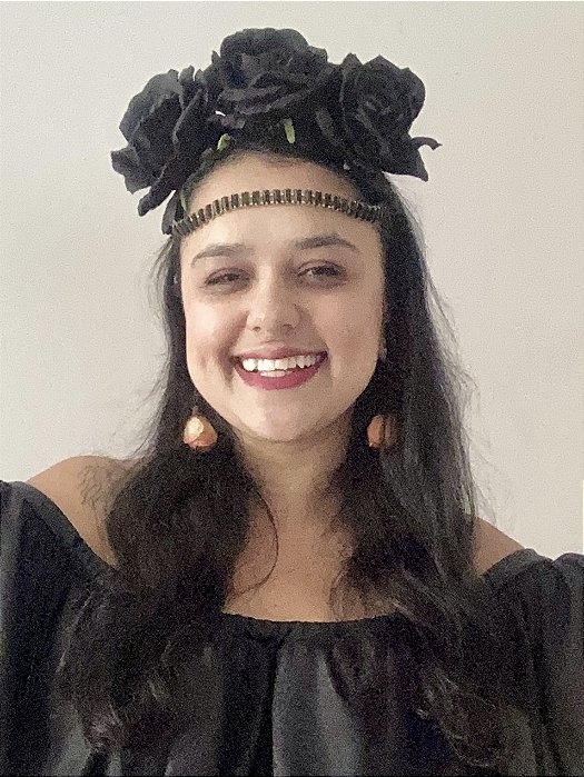 Coroa de Rosas Pretas