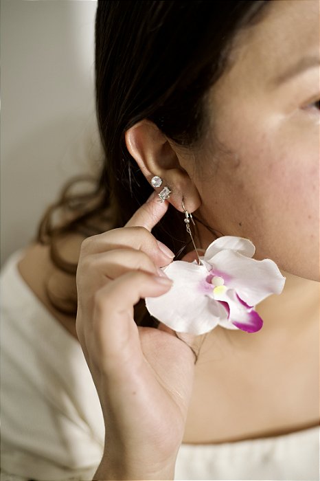 Brinco Orquídea