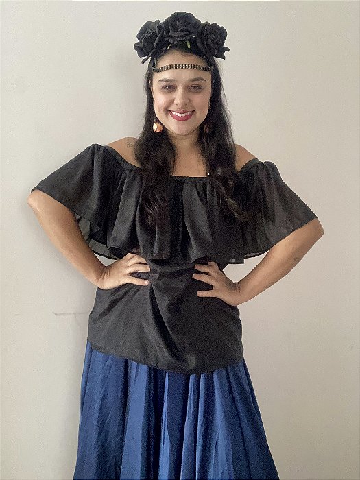 Ciganinha Preto Prateado