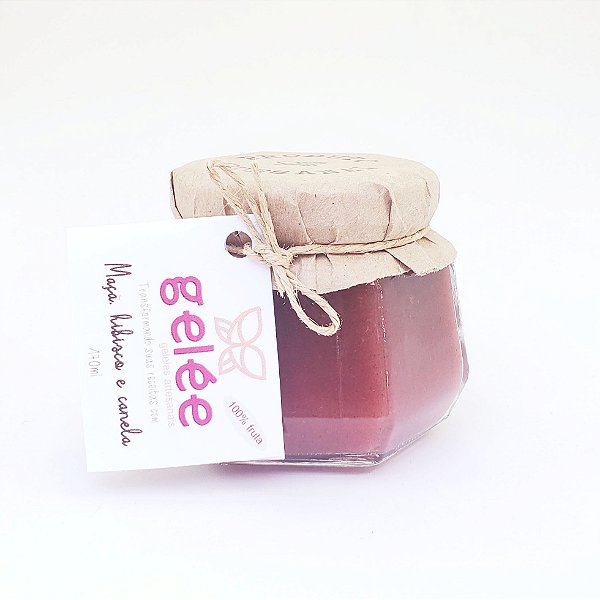 Gelée de maçã, hibisco e canela 100% fruta