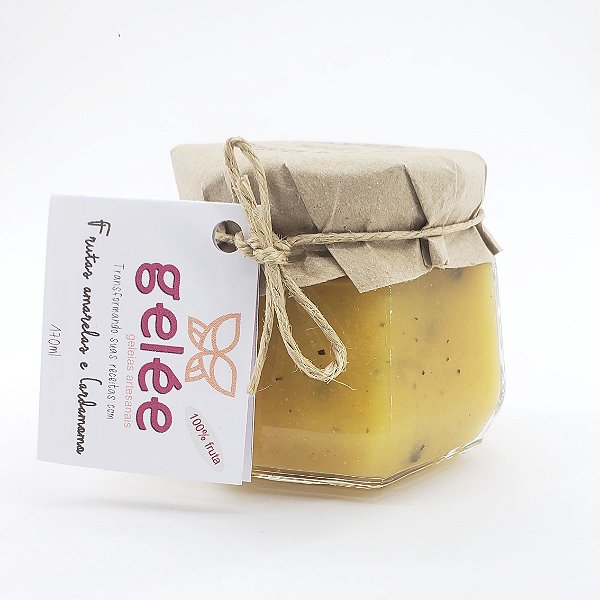 Gelée de frutas amarelas e cardamomo 100% fruta