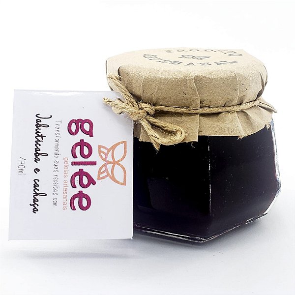 Geleia de Jabuticaba e cachaça