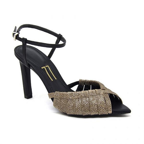 Sandália Glitter Ouro Light 77