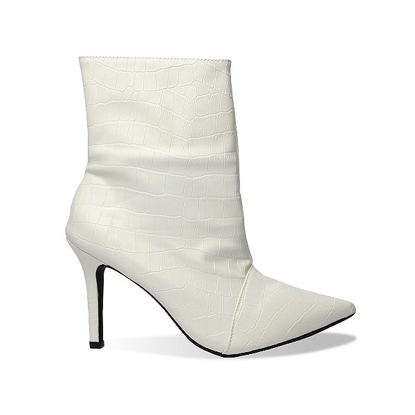 Bota Croco Bico Fino Leka