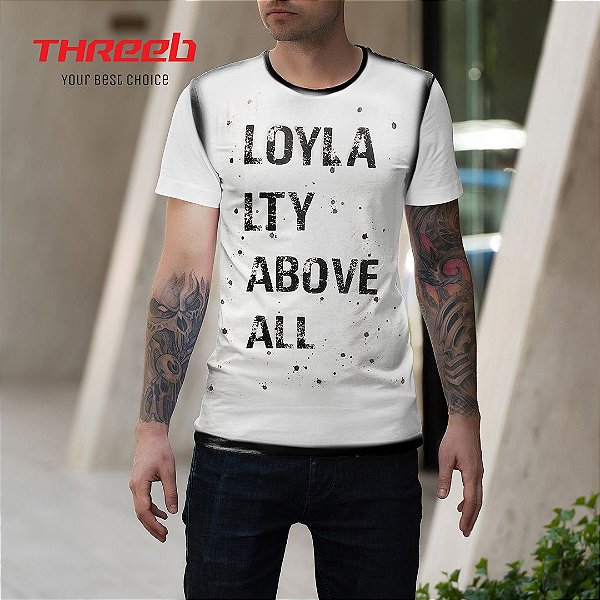 Camiseta Threeb Branca Loyla Lty Above All