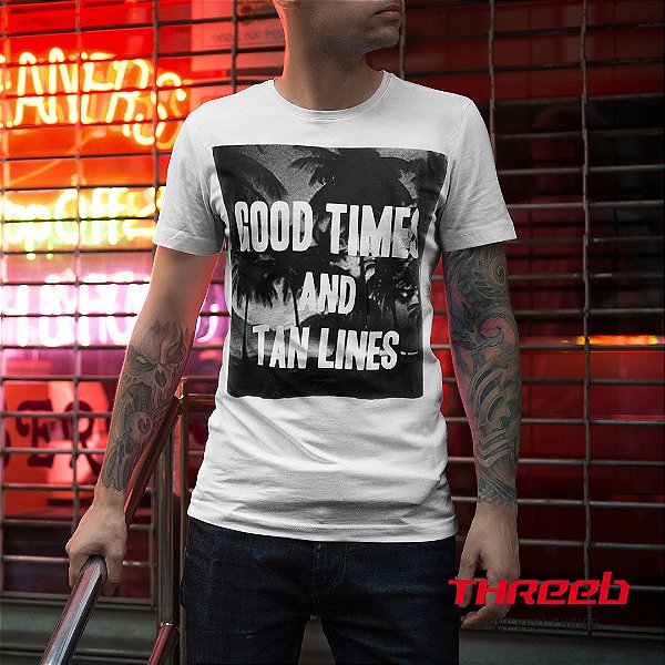 Camiseta Masculina Threeb Good Times And Tan Lines