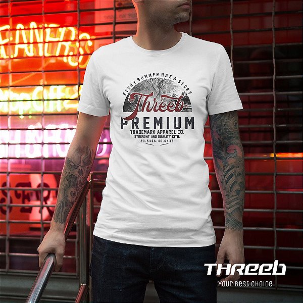 Camiseta Masculina Threeb Premium