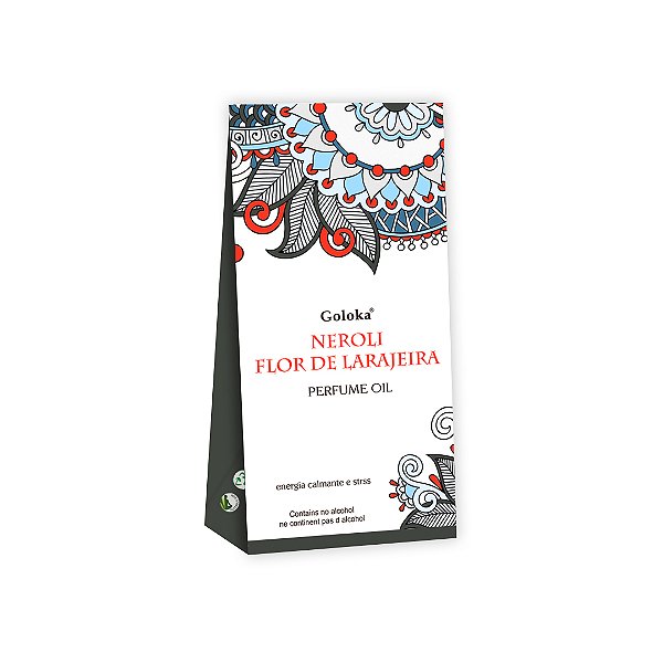Perfume Indiano Flor de Laranjeira - Goloka - 10ml - Para pele e Difusor.