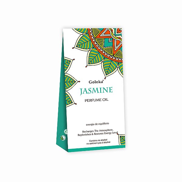 Perfume Indiano Jasmim - Goloka - 10ml - Para pele e Difusor.