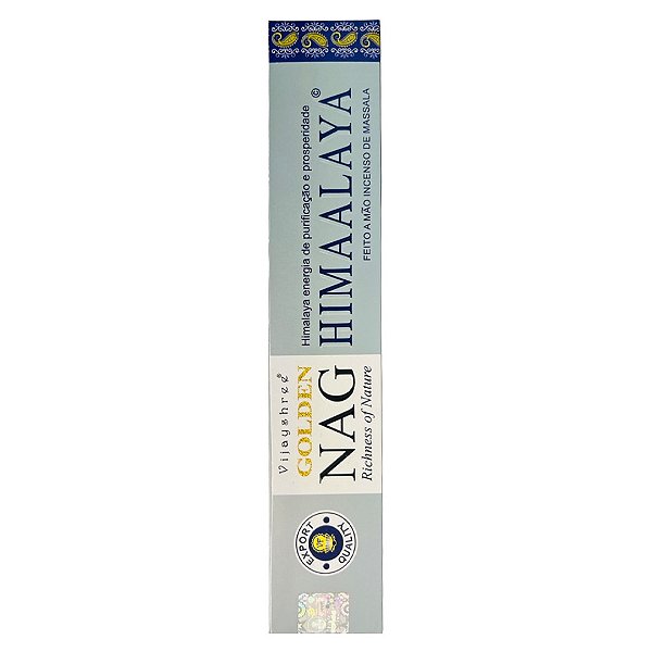 Incenso Massala Golden Nag Himalaya - Energia de purificação e Prosperidade.