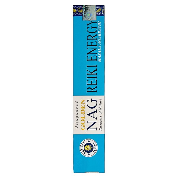 Incenso Massala Golden Nag REIKI - Energia do Reiki.