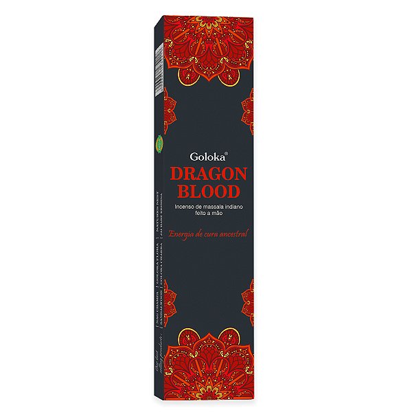 Incenso Indiano de Massala Dragon blood - Goloka