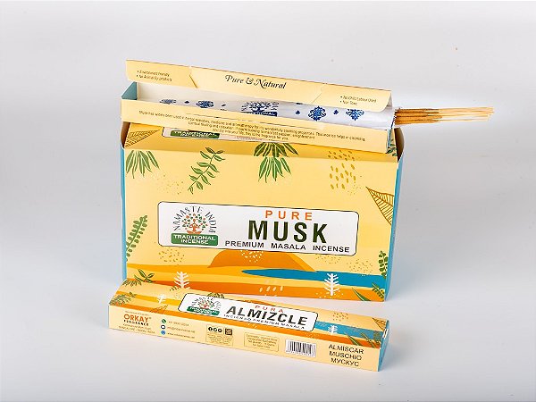 Incenso Indiano Massala Premium - Musk - Namaste India