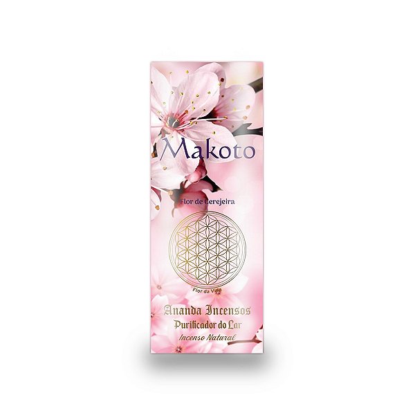 Incenso Natural Ananda - Flor de Cerejeira - Purificação