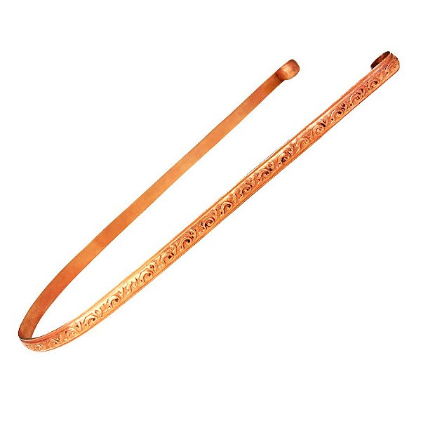 Raspador Limpador De LÍngua 100% De Cobre Puro Ayurveda 8g