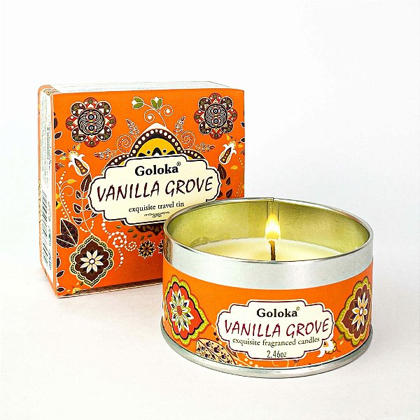 Vela Aromática  Vanilla - Goloka - 70g