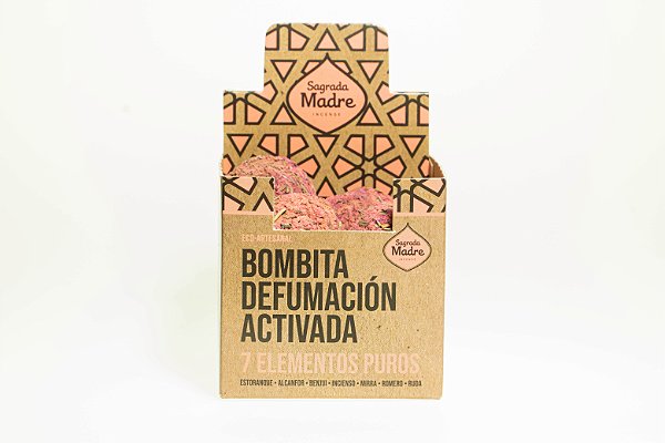 Incenso Bombita Defumação 7 Elementos Puros - Sagrada Madre