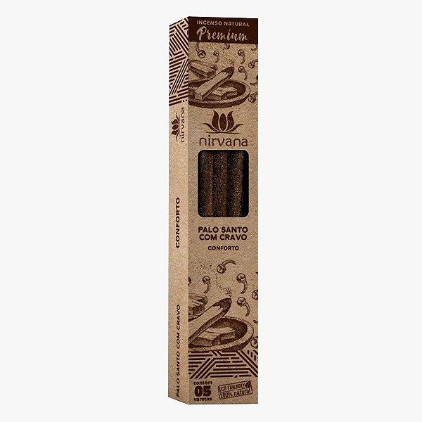 Incenso Nirvana - Linha Premium - Palo Santo C/ Cravo