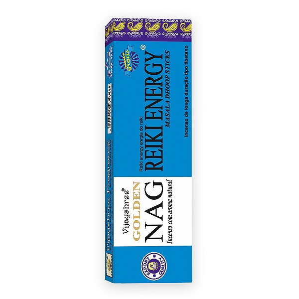 Incenso Indiano Golden Nag Dhoop Sticks - Reiki Energy