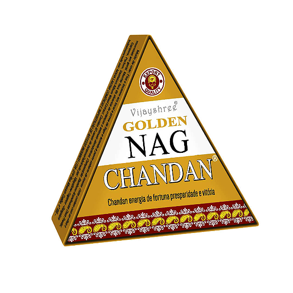 Incenso Cone Cascata Golden Nag Chandan