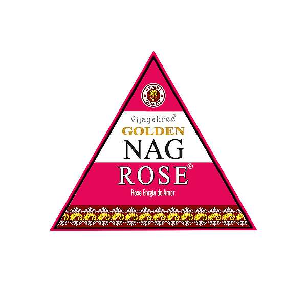 Incenso Cone Cascata Golden Nag Rose Rosas