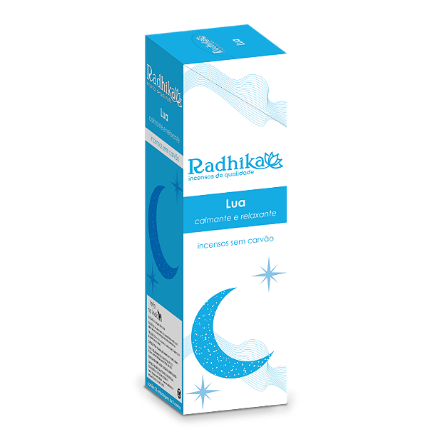 Incenso Radhika Caixa Box Fechada - Lua