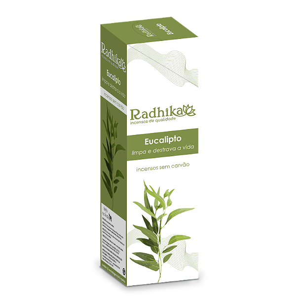 Incenso Radhika Caixa Box Fechada - Eucalipto