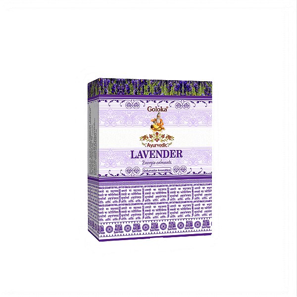 Incenso Cone Cascata Goloka  Lavanda