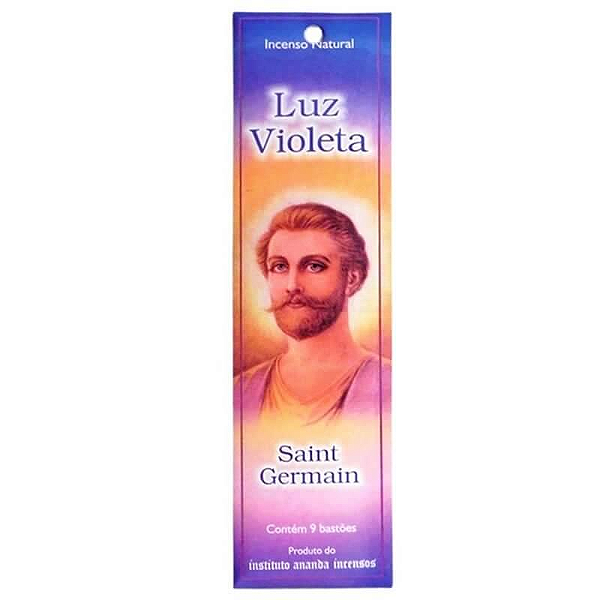 Incenso Natural Ananda - Saint Germain - Luz Violeta