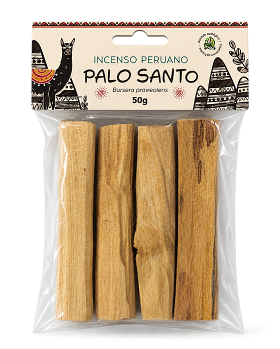 PALO SANTO INCENSO NATURAL MADEIRA SAGRADA DO PERU 50G