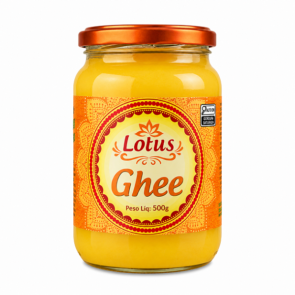 Manteiga Ghee Lotus Tradicional 500g - Zero Lactose