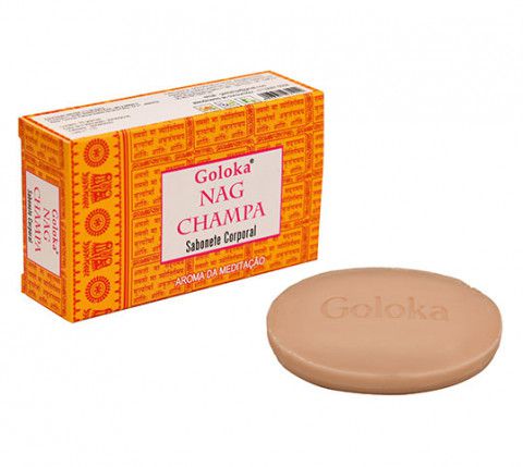 Sabonete vegetal Nagchampa 75g - Natural e Vegano - Goloka