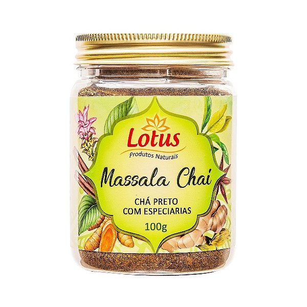 Massala Chai 100g - Especiarias com Chá Preto (Camellia Sinensis)