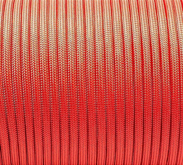 Paracord 550 Vermelho Original com 7 Filamentos (Metro)