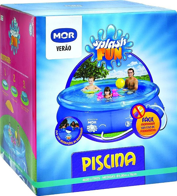 Piscina Splash Fun 4600L - Mor
