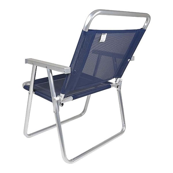 Cadeira de Camping Praia Oversize 140 kg - Mor