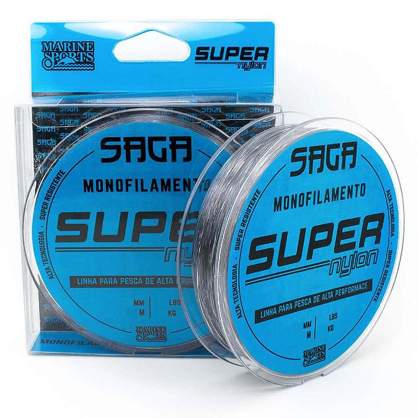 Linha Saga Nylon Smoke 0,29Mm 300M - Marine Sports