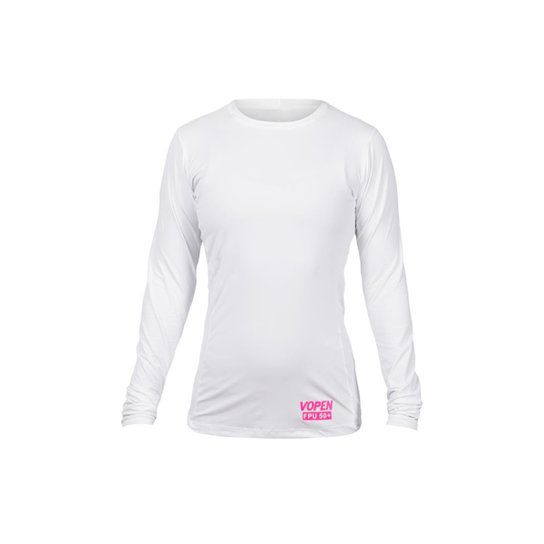 Camisa UV Feminina - Branca - GG - Vopen