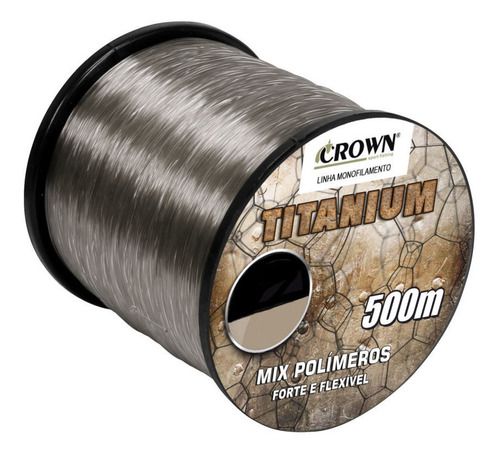 Linha Titanium 0,40Mm 500Mtr - Crown