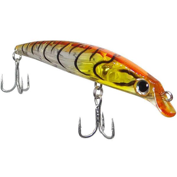 Isca Artificial Destroyer 9,5cm 8g Cor 58 - Tigrada Transparente - Yara